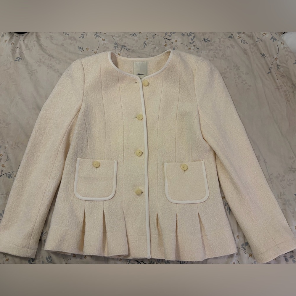 EUC Anthropologie Elevenses Wool Blend Coat-Size 10